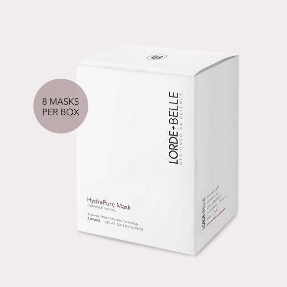 LORDE + BELLE HydraPure Mask NEW 8 pack - Picture 1 of 16